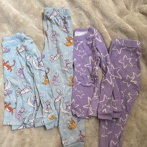 Kids Pajamas Bundle - Blue and Purple